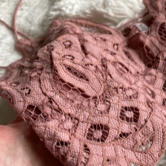 Free People One Adella Bralette in Ballet color - Picture 5 of 8